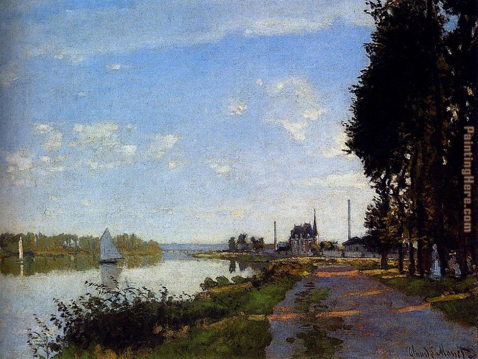 Argenteuil painting - Claude Monet Argenteuil art painting